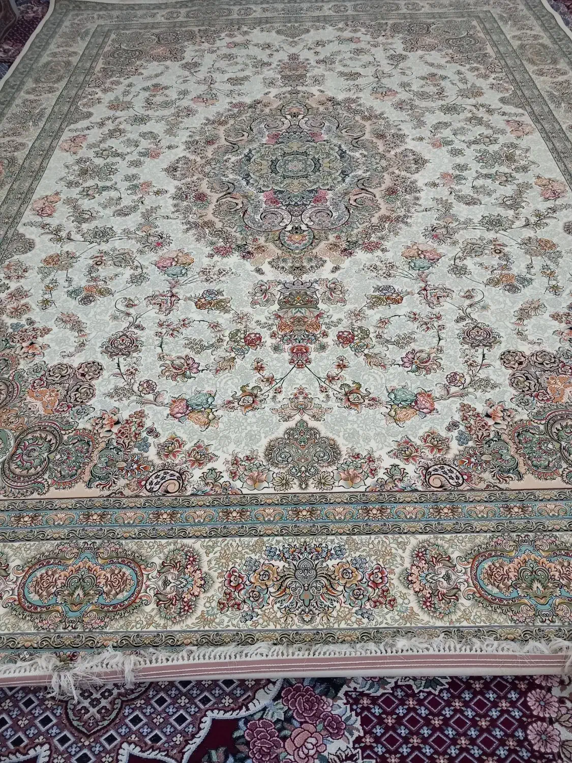 قالی ۱۲ متری یه عدد نو نو تراکم ۱۵۰۰شانه|فرش|اهواز, شریعتی جنوبی|دیوار