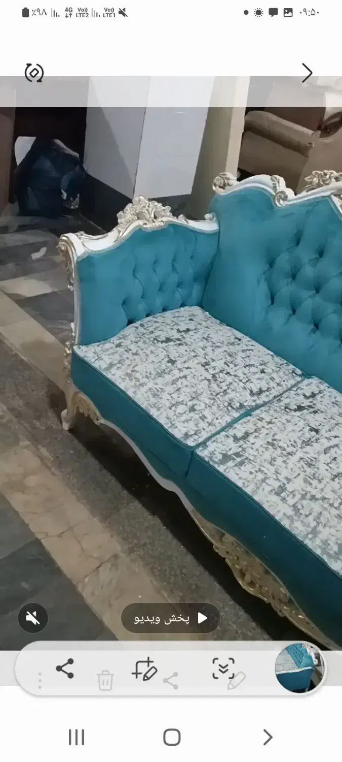 دو سرویس مبل|مبلمان خانگی و میز عسلی|زابل, |دیوار