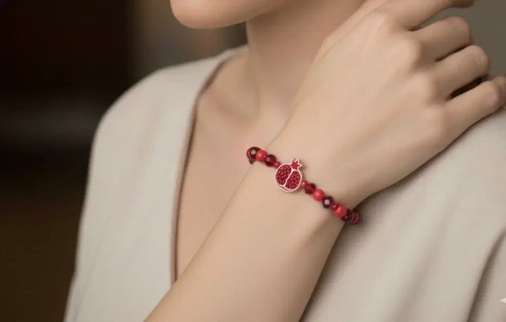 اکسسوری ست گوشواره یلدایی ، انار|بدلیجات|یزد, |دیوار