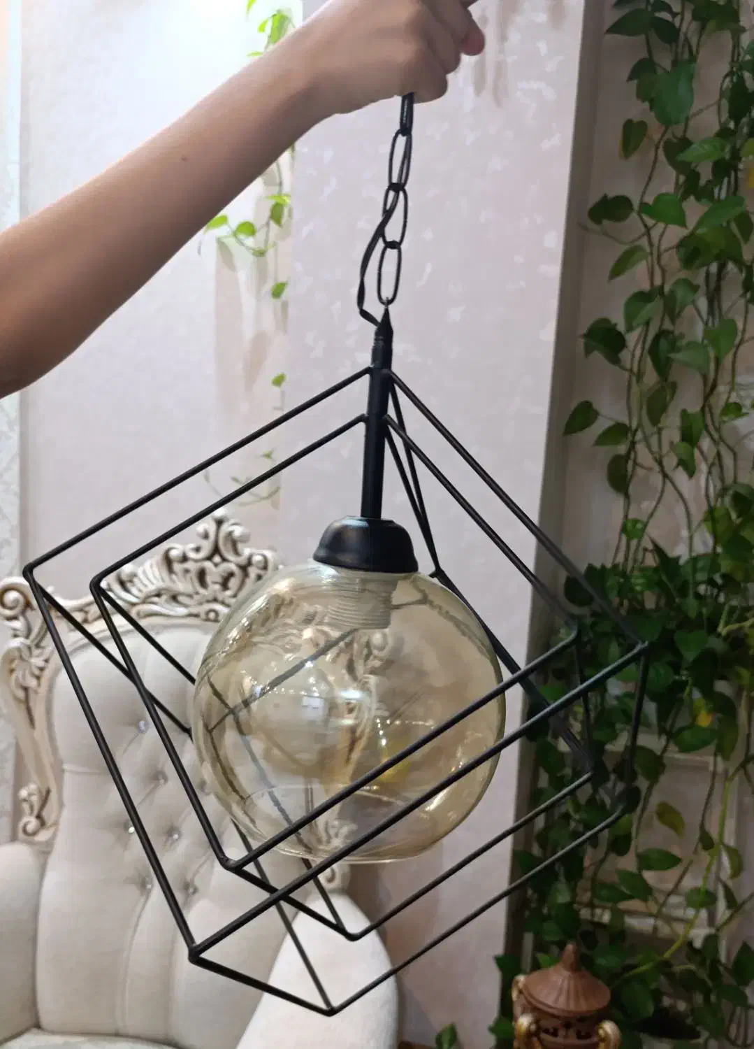 لوستر|لوستر و چراغ آویز|پرند, فاز ۱|دیوار