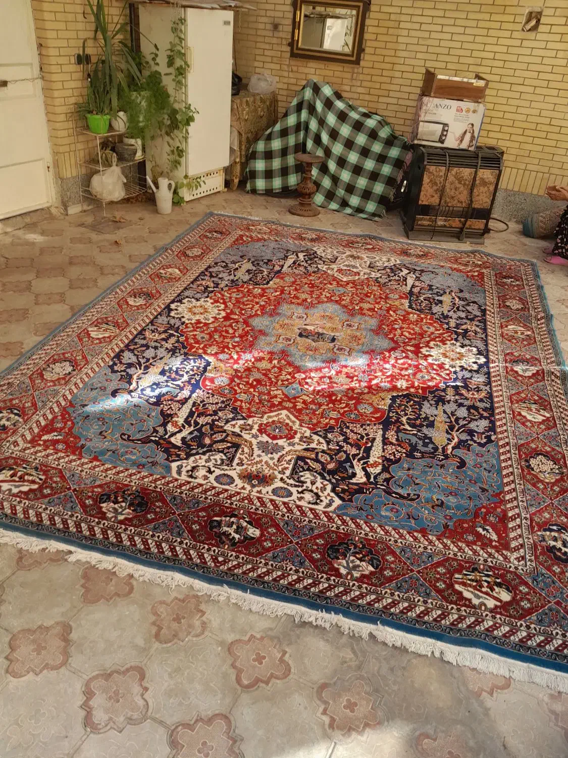 ۲ عدد فرش ۱۲ متری|فرش|فولادشهر, A3|دیوار