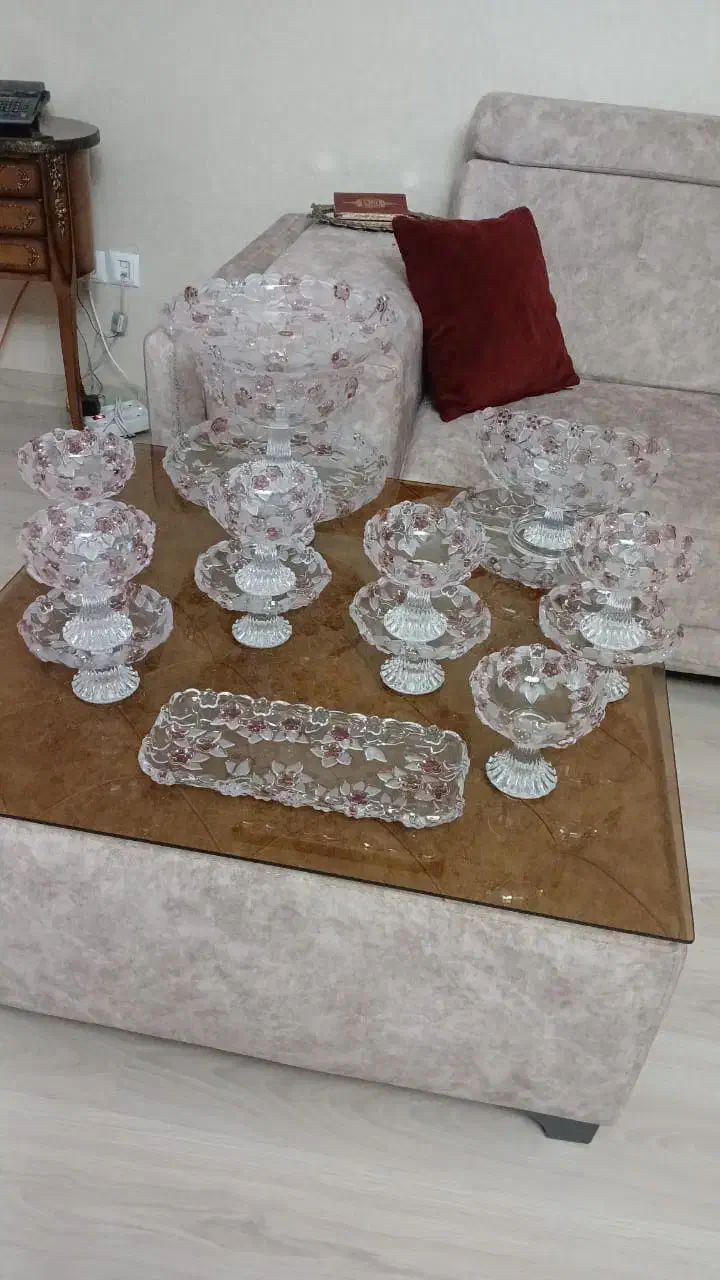 سرویس چینی میوه خوری و اجیل خوری و غذاخوری|ظروف سرو و پذیرایی|قزوین, |دیوار