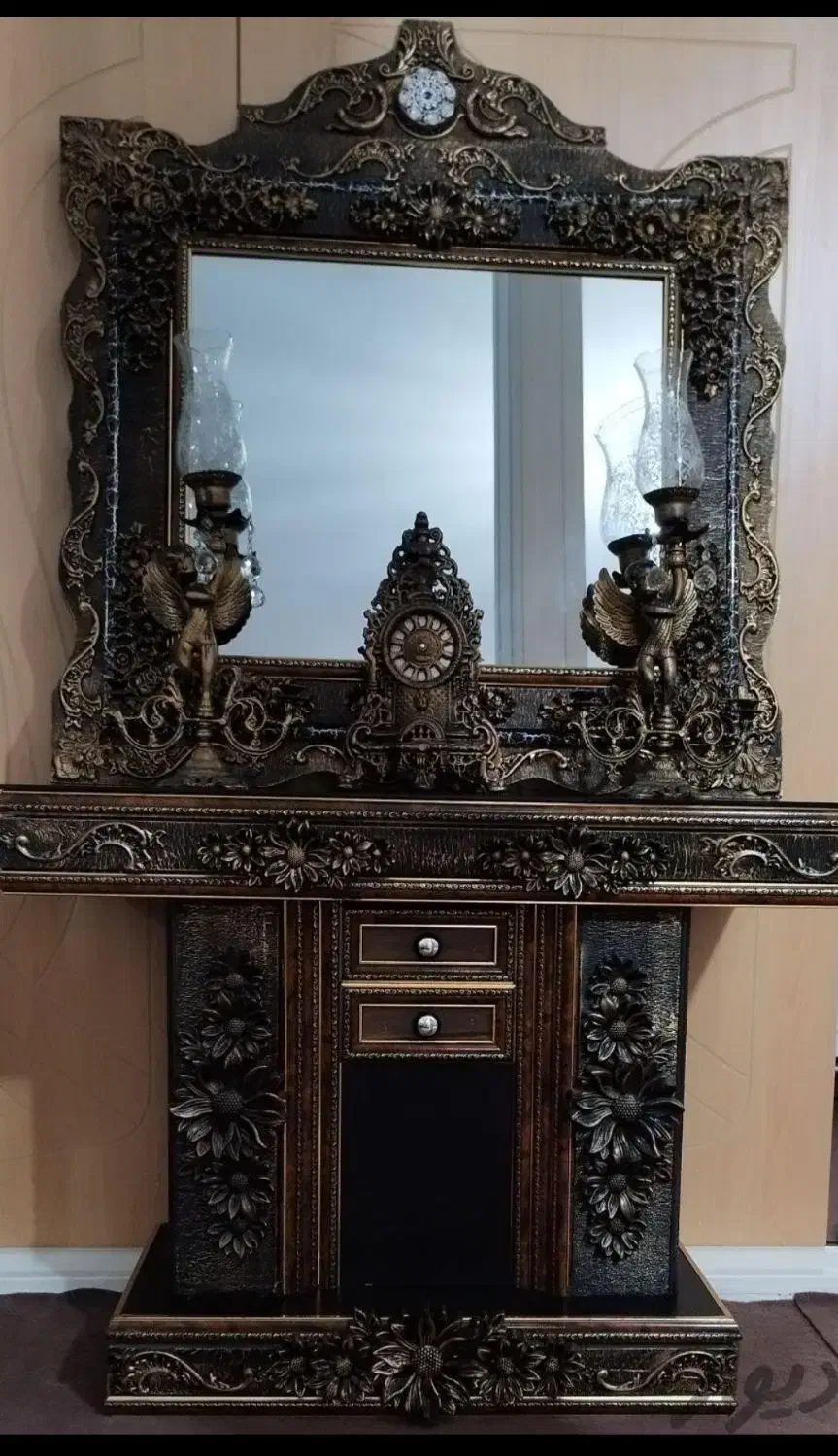 آینه و شمعدان|بوفه، ویترین، کنسول|اسلامشهر, شهرک امام حسین (میان آباد)|دیوار