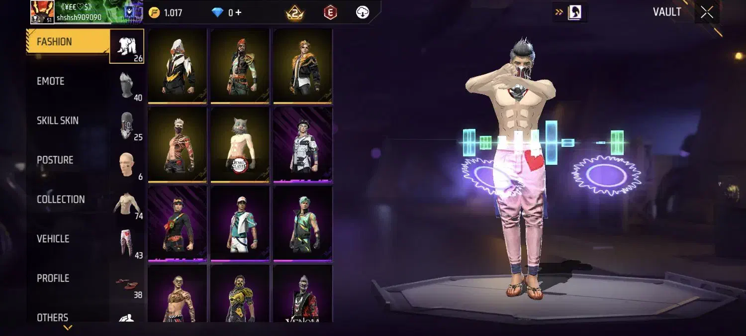 اکانت فری فایر گاد|کنسول، بازی ویدئویی و آنلاین|کرمانشاه, |دیوار