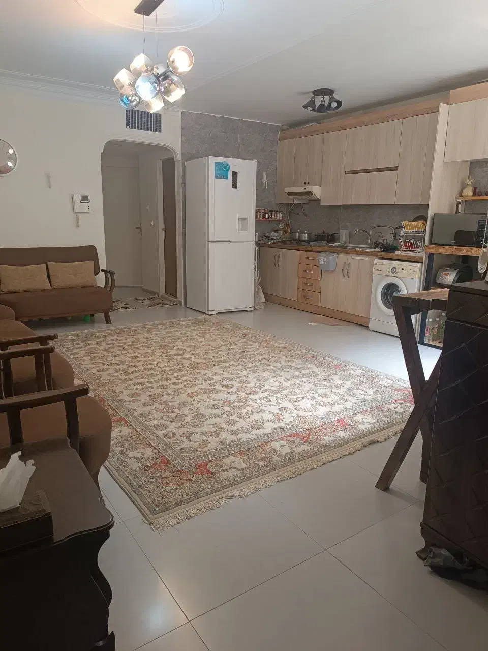 ۶۲ متردوخواب سالن پرده خور بلوار اصلی سرمایهگذاری|فروش آپارتمان|تهران, باشگاه نفت|دیوار