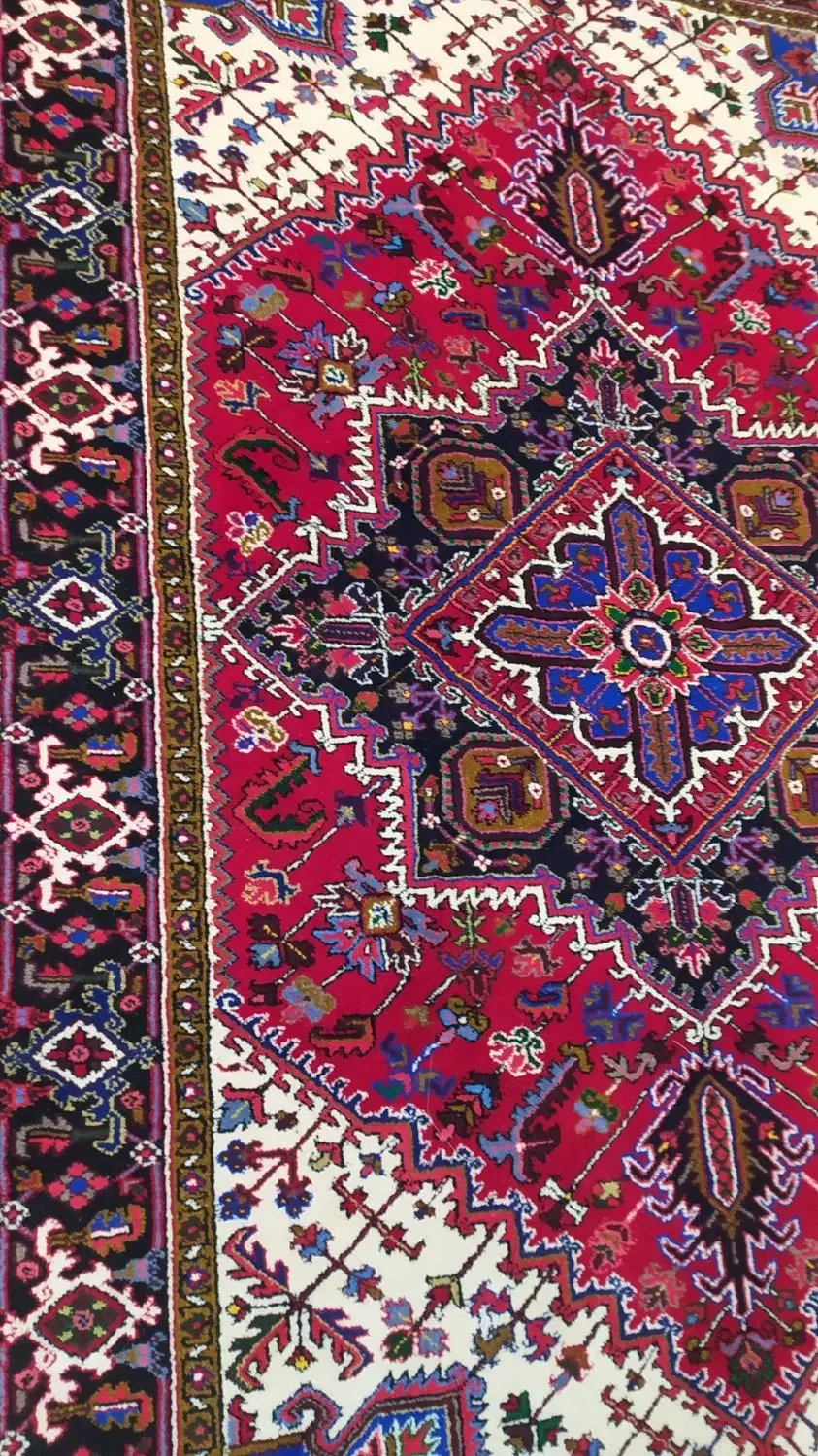 فرش دستبافتششمتریجفتبارماختوخوشاصلمهربان|فرش|هریس, |دیوار