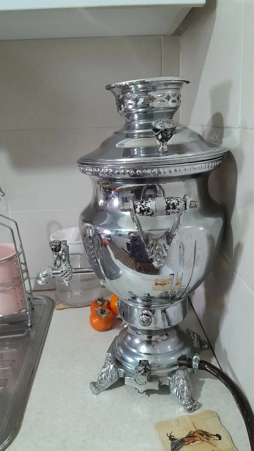 سماور ۶ لیتری تابان|سماور، چای‌ساز، قهوه‌ساز|هشتگرد, فاز ۳ مهستان|دیوار