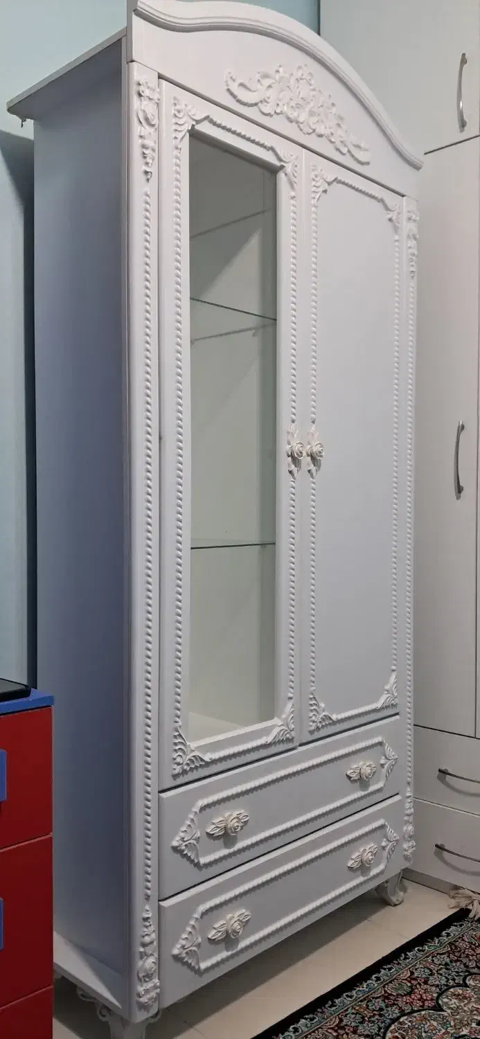 تخت خواب و کمد اتاق بچه و نو جوان|تخت و سرویس خواب|قزوین, |دیوار