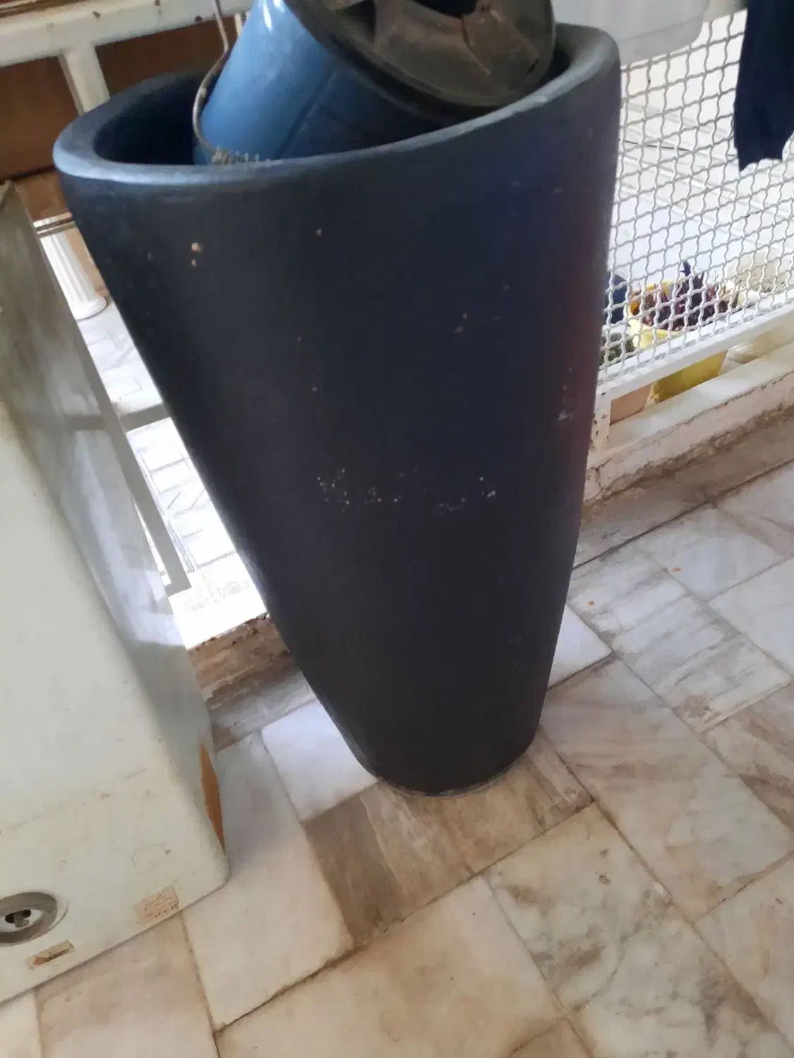 گلدان|گل و گیاه طبیعی|تهران, خاک سفید|دیوار