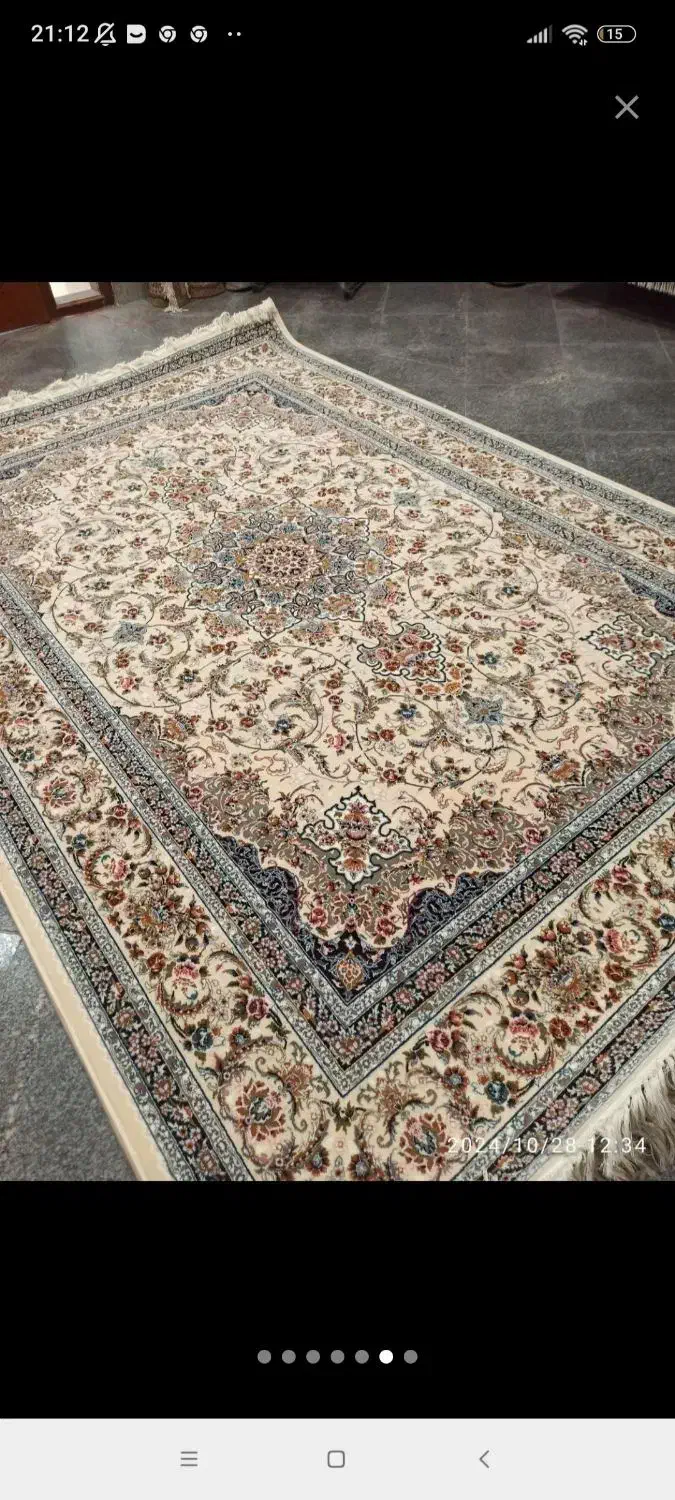 یک تخته فرش ۱۲ متری و یک تخته ۶ متری|فرش|سمنان, |دیوار