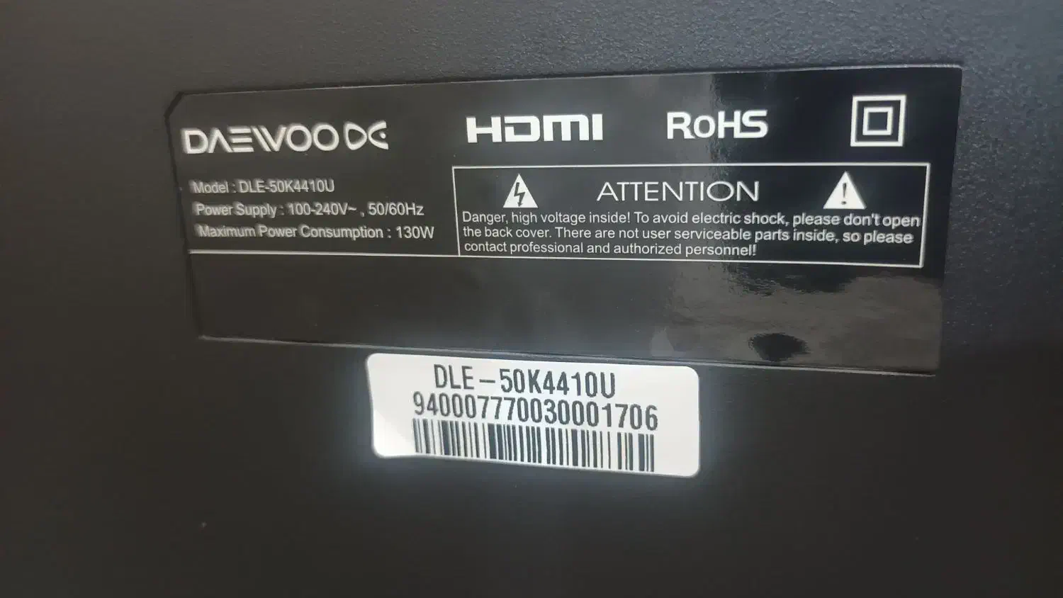 تلوزیون دوو4kدرحد نو سالم کم کار|تلویزیون و پروژکتور|خانمیرزا, |دیوار