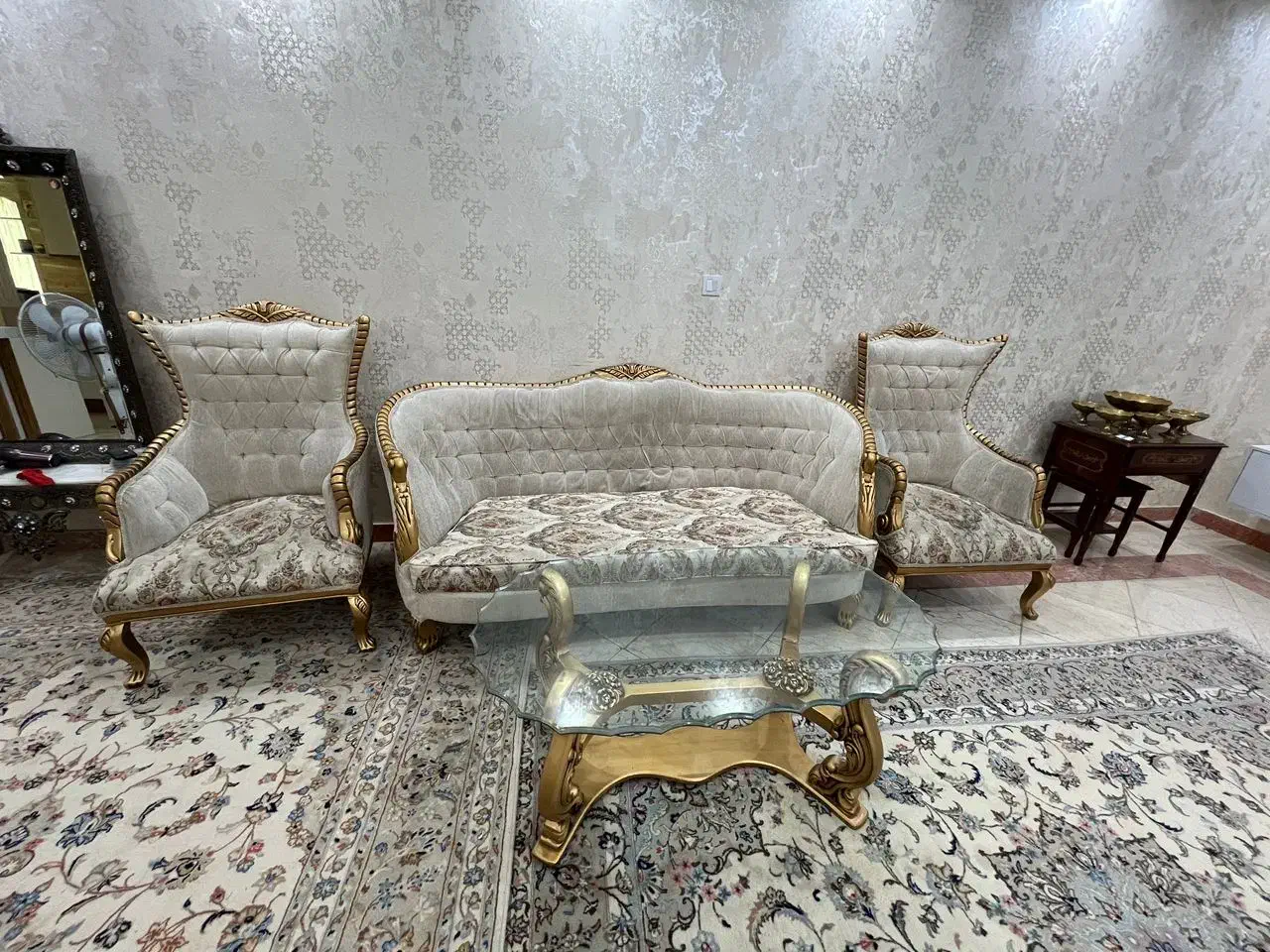 مبل استیل هفت نفره|مبلمان خانگی و میز عسلی|تهران, ائمه اطهار|دیوار