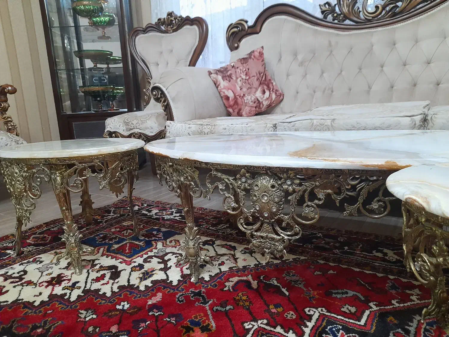 جلو مبلی برنز|مبلمان خانگی و میز عسلی|پارس‌آباد, |دیوار