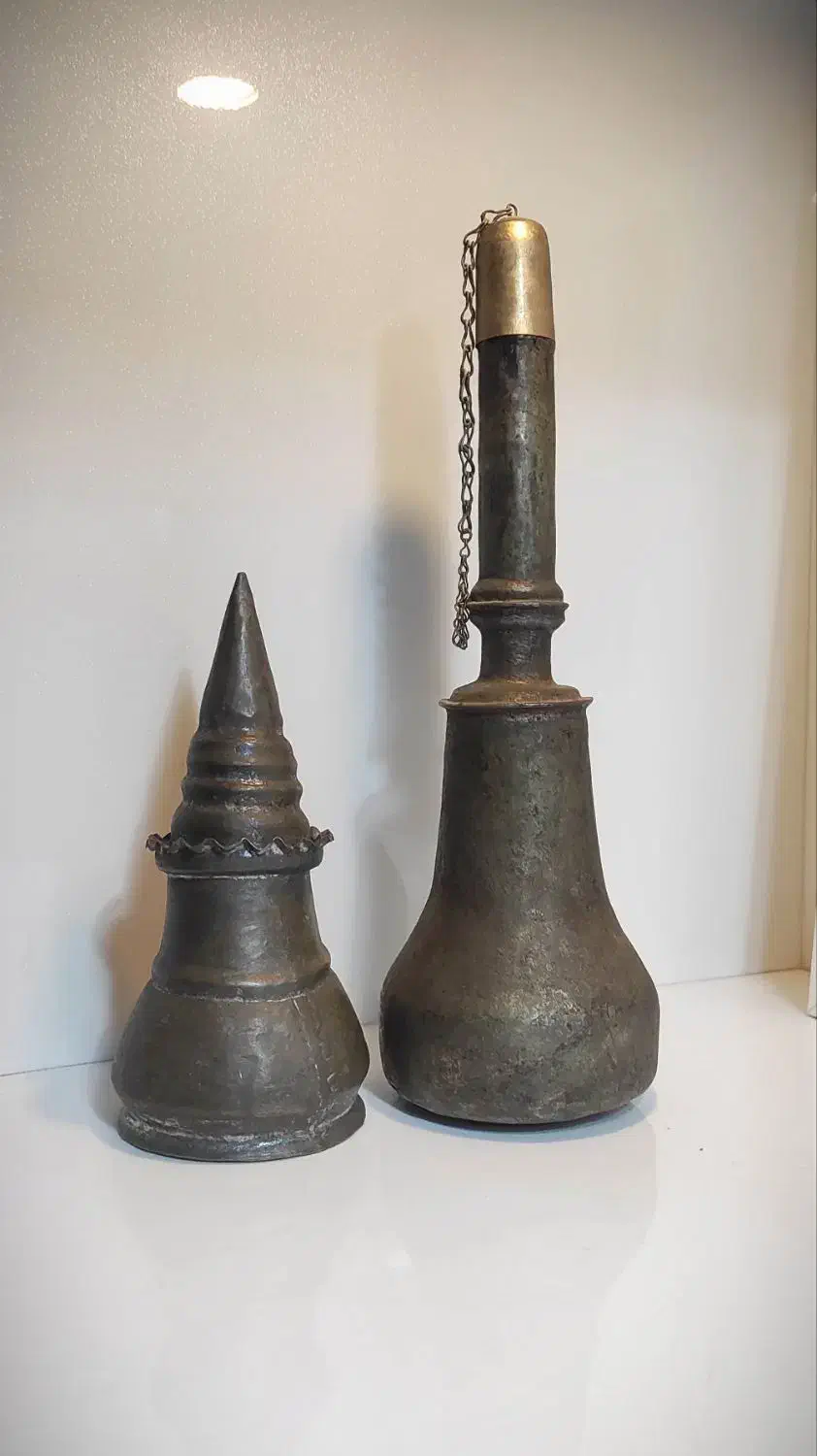 تنگ و نباتدون مسی قدیمی عتیقه کلکسیونی خاص نایاب|کلکسیون اشیاء عتیقه|نکا, |دیوار