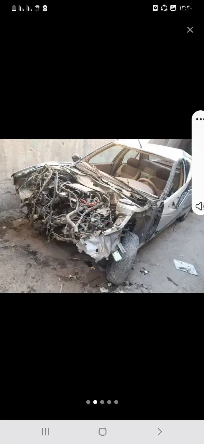 پژو ۴۰۵ ۹۰ تصادفی|خودرو سواری و وانت|فولادشهر, مسکن مهر فولادشهر|دیوار