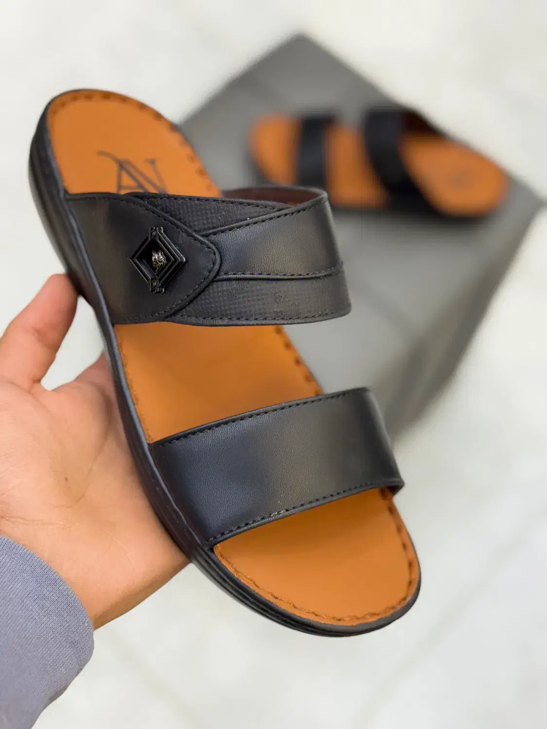 دمپایی دوبند وارداتی دور دوخت|کیف، کفش، کمربند|بندرلنگه, |دیوار