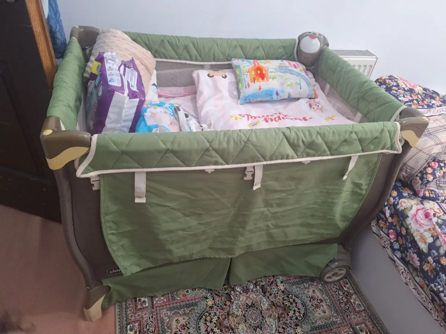 گهواره.پارک بازی.تخت کنار مادر.ننو|تخت و صندلی بچه|تهران, شهرک رضویه|دیوار