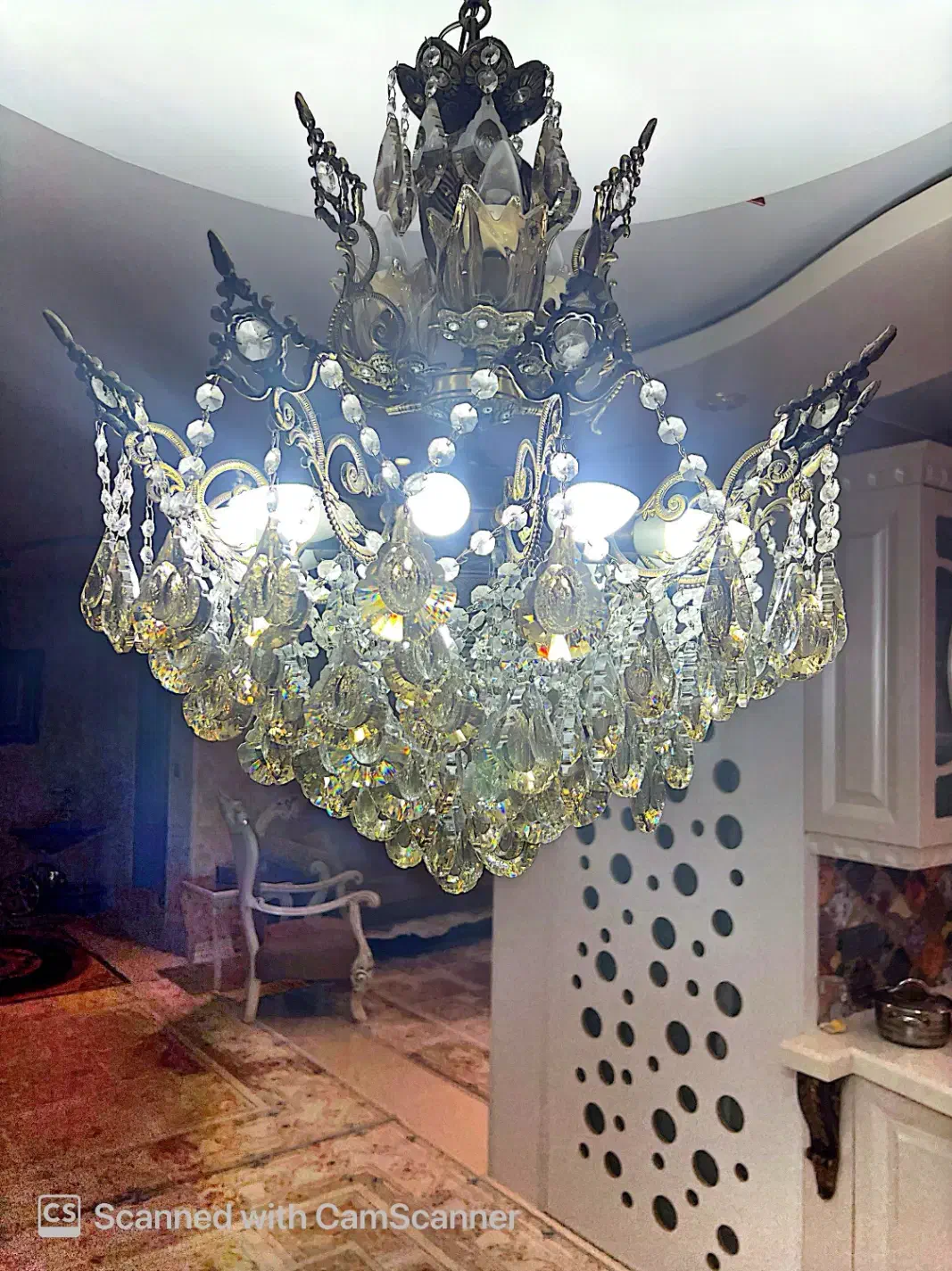 ۴عدد لوستر ۱۳شعله برنز|لوستر و چراغ آویز|قدس, شهرقدس|دیوار