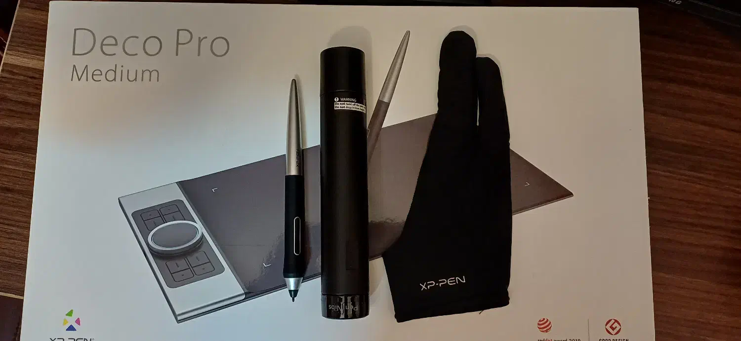 تبلت و قلم نوری deco pro m(medium) xp pen|تبلت|تهران, قیام|دیوار