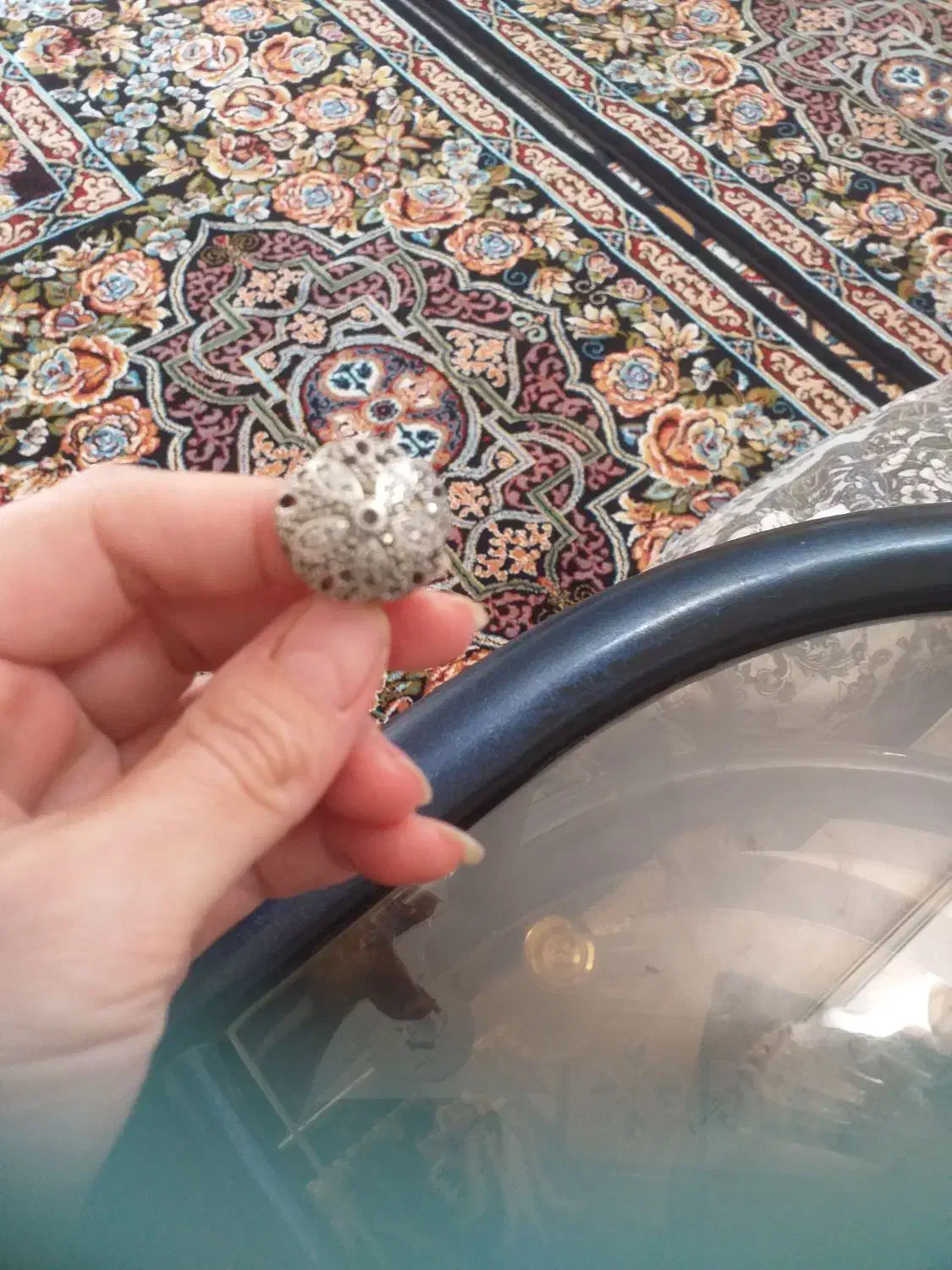 انگشتر نقره سیاه قلم|جواهرات|خرم‌آباد, |دیوار