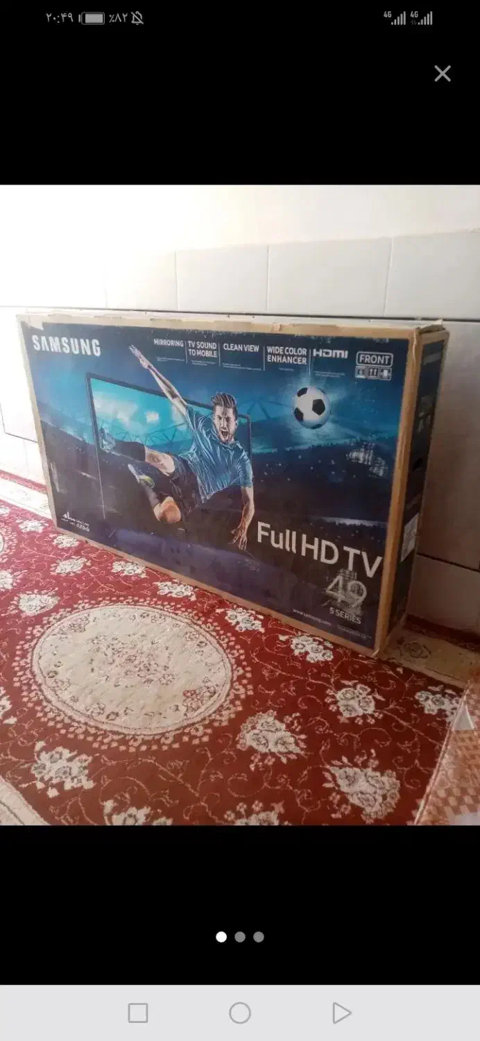 فروش تلویزیون 49 سامسونگ|تلویزیون و پروژکتور|نی‌ریز, |دیوار