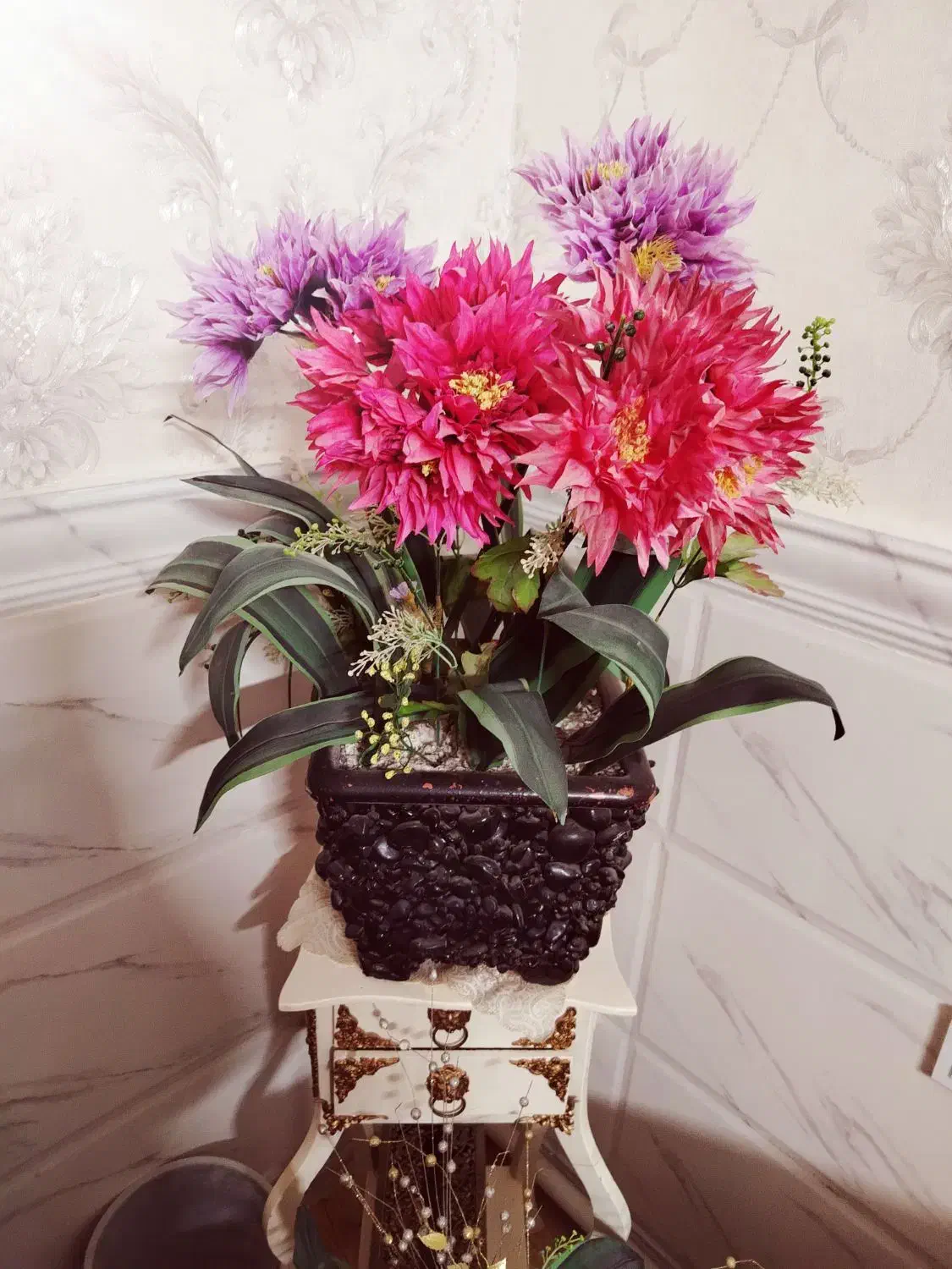 گل وگلدان|گل مصنوعی|ساوه, |دیوار