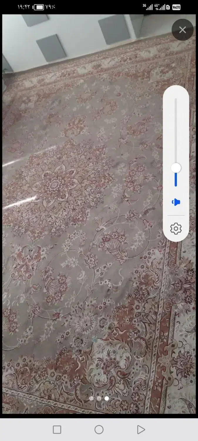 قالی 12متری کرمی کاملانواصلااستفاده نشده|فرش|قوچان, |دیوار