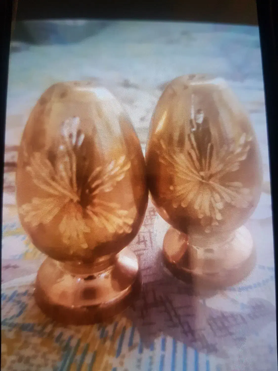 نمکدان مسی|کلکسیون اشیاء عتیقه|زنجان, |دیوار