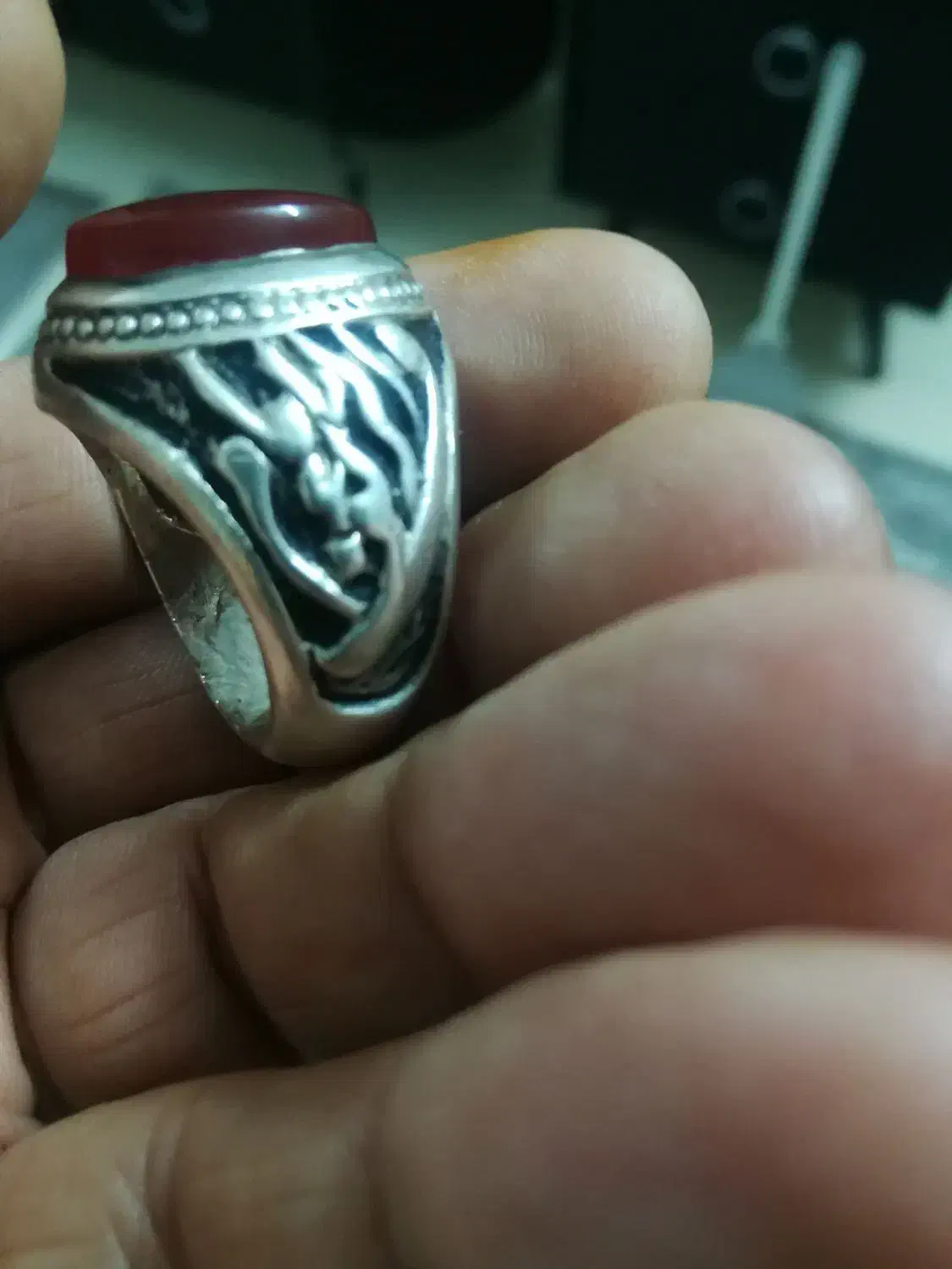 انگشتر عقیق یمن سنگین|جواهرات|نظرآباد, رسالت|دیوار