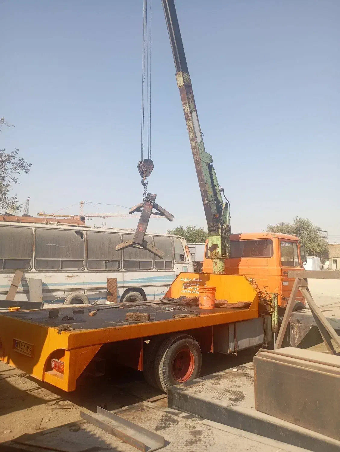 خاور608 مدل62 کارت کفی جرثقیلدار|خودرو سنگین|چهاردانگه (تهران), |دیوار