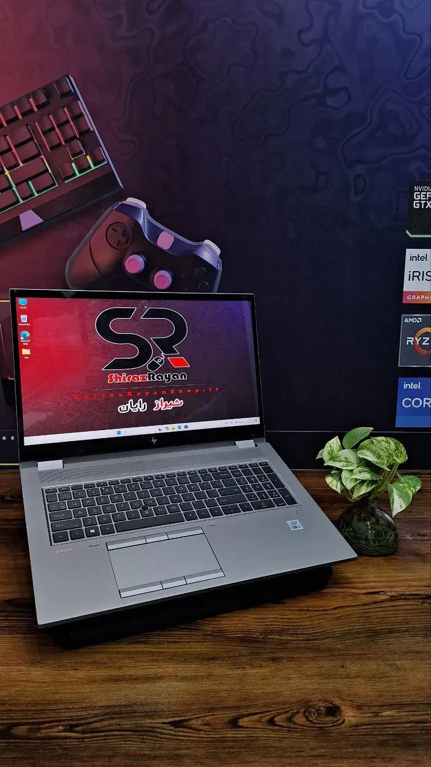 زدبوک Fury i7-10850H رم۳۲ صفحه 17 4K تاچ حافظه 1Tr|رایانه همراه|شیراز, فخرآباد (دروازه کازرون)|دیوار