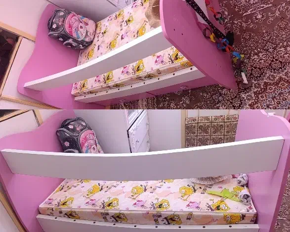 تخت دخترانه|تخت و سرویس خواب|تربتحیدریه, کوه سنگی|دیوار