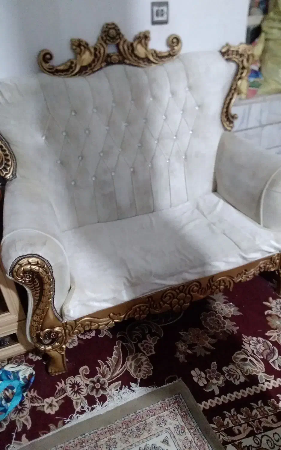 مبل ۷ نفره سلطنتی|مبلمان خانگی و میز عسلی|بیرجند, |دیوار