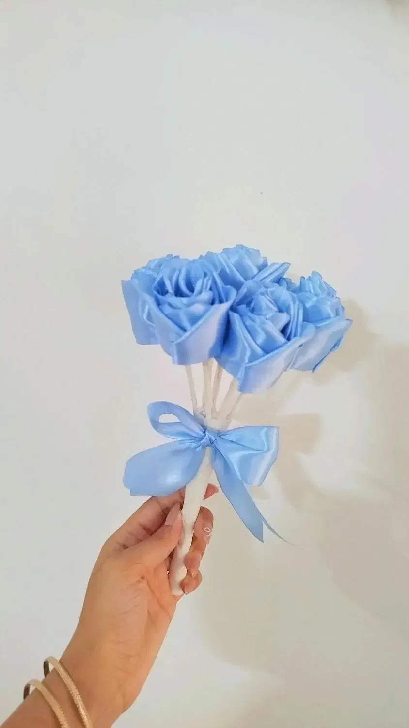 گل های روبانی|گل مصنوعی|املش, |دیوار