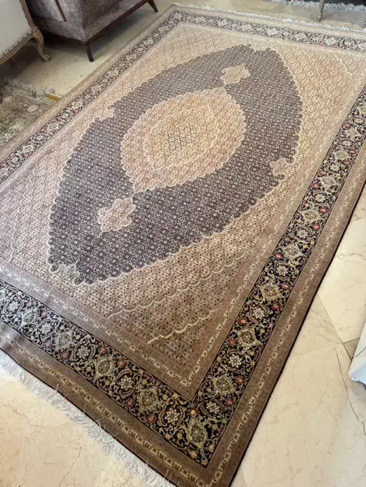 یک تخته فرش ۶ متری ماهی تبریز - ۵۰ رج|فرش|تهران, هروی|دیوار