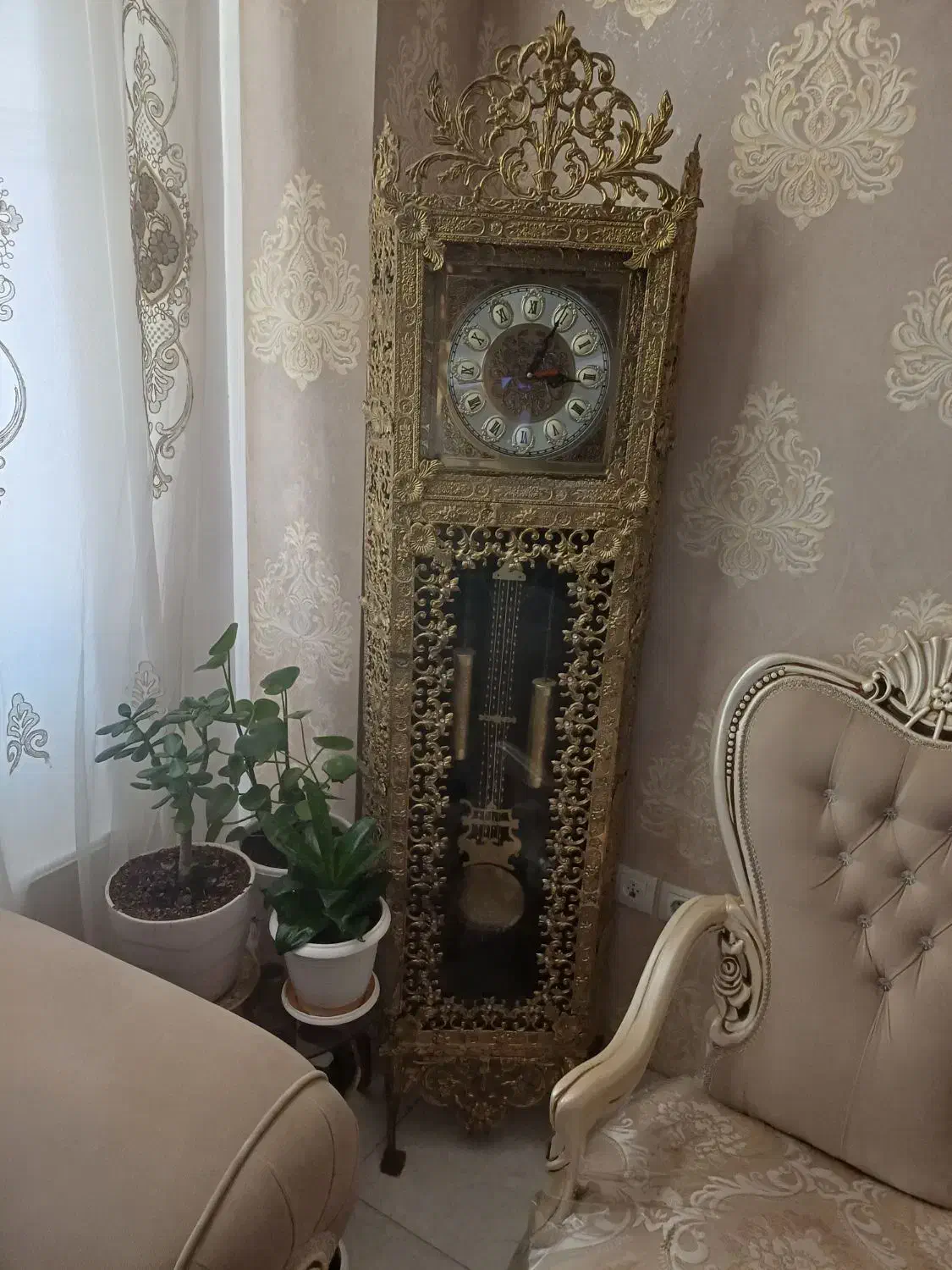 ساعت ایستاده برنز اصل و سنگین|ساعت دیواری و تزئینی|اردبیل, |دیوار