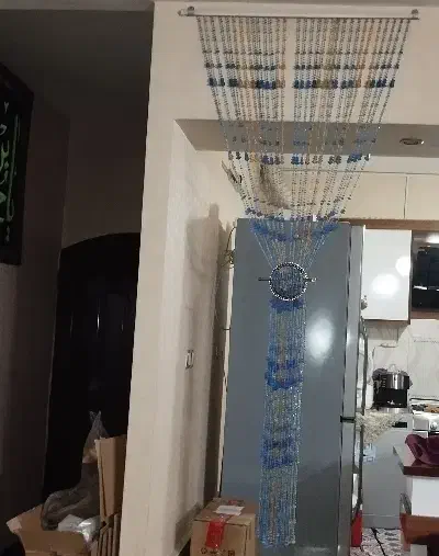 پرده تزیینی ریسه ای|پرده، رانر، رومیزی|مشهد, رسالت|دیوار