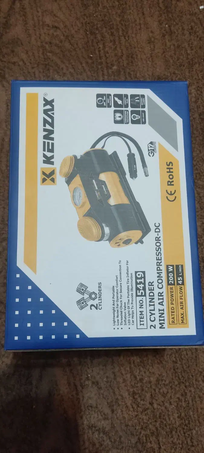 پمپ باد فندکی کنزاکس دوسیلندر|قطعات یدکی و لوازم جانبی|شیراز, تندگویان|دیوار