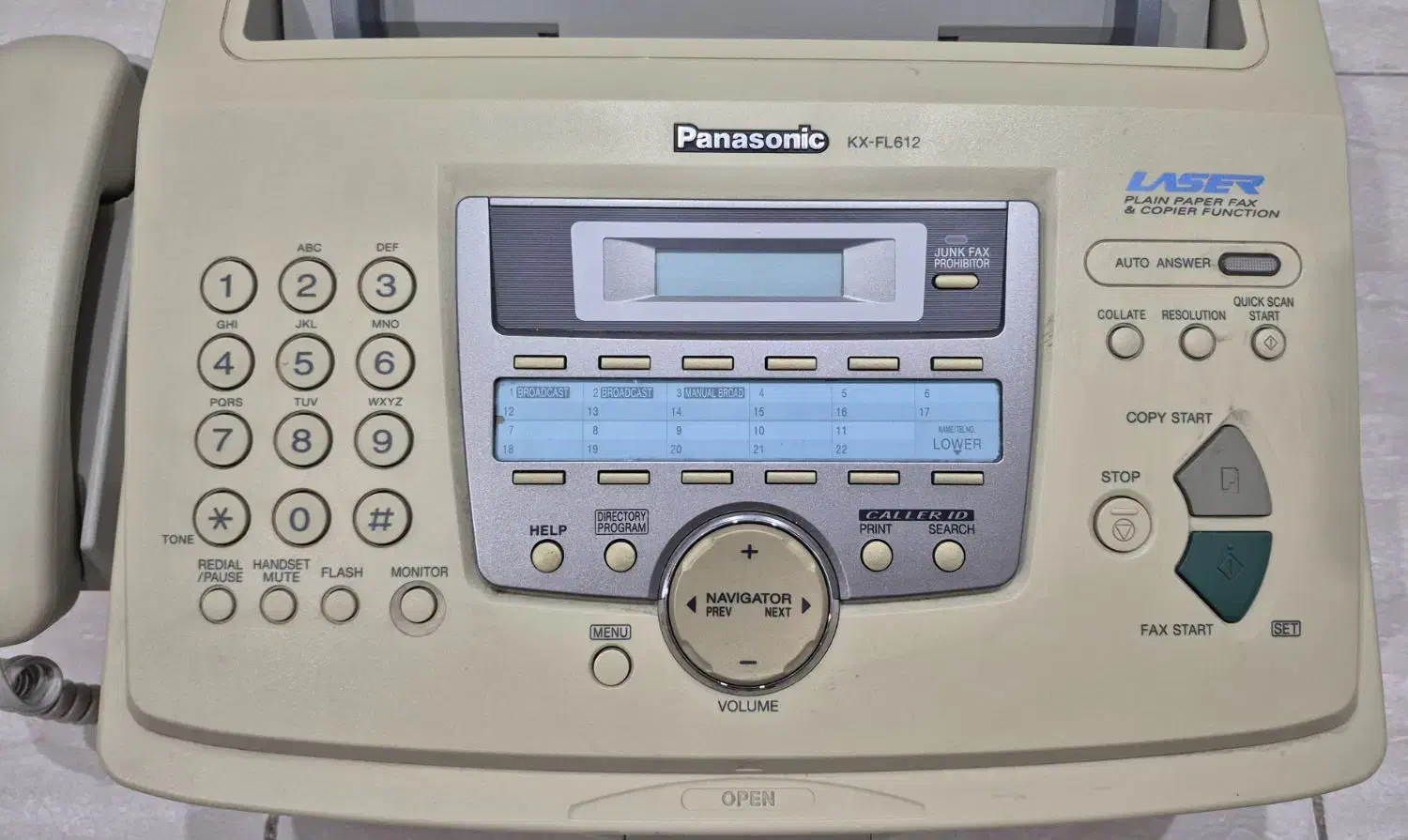 دستگاه فکس پاناسونیک مدل kx fl612|پرینتر، اسکنر، کپی، فکس|شهریار, شهرک شاهد|دیوار