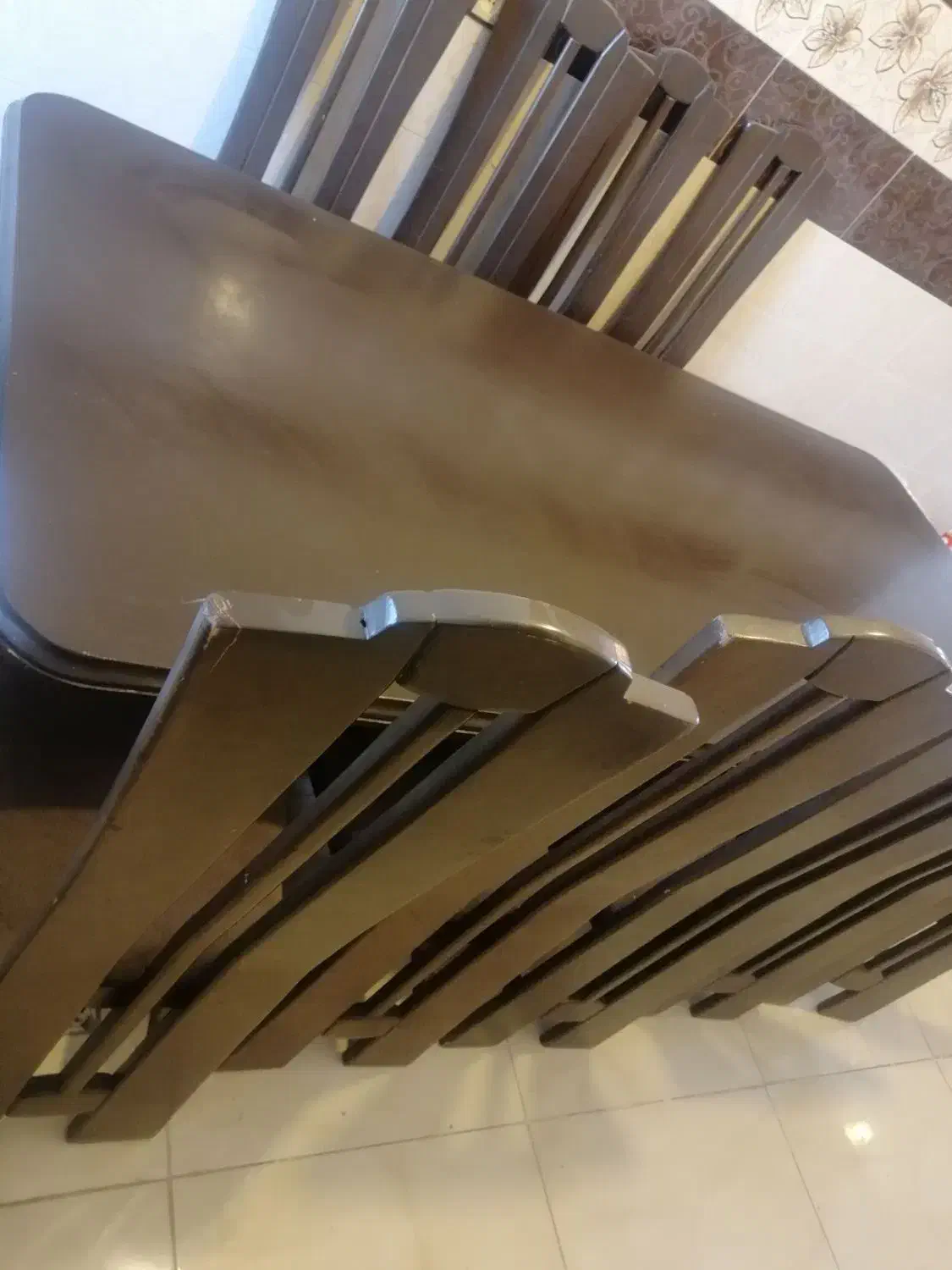 میز ناهارخوری 10 نفره|میز و صندلی غذاخوری|ساری, |دیوار