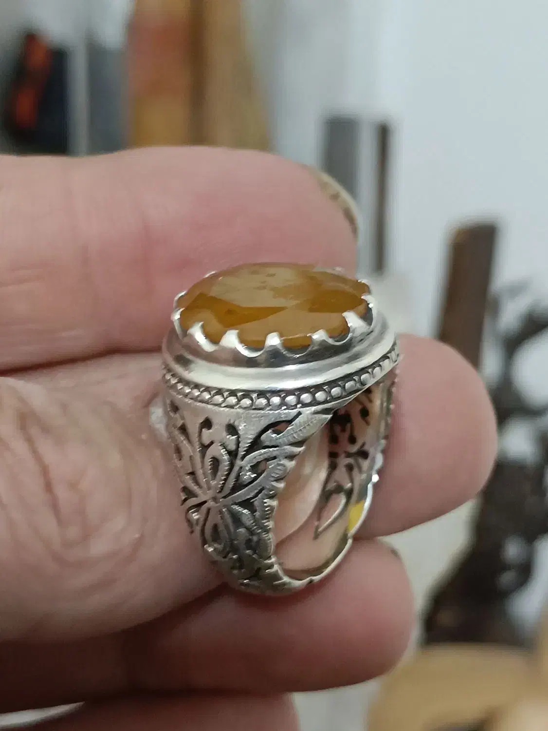 ۵ عدد انگشتر نقره|جواهرات|رباط‌کریم, رباط‌کریم|دیوار