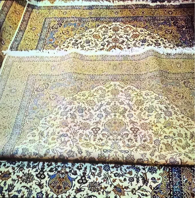 ۲ تخته فرش ماشینی سالم و ریشه دار ۶ متری|فرش|تهران, اختیاریه|دیوار