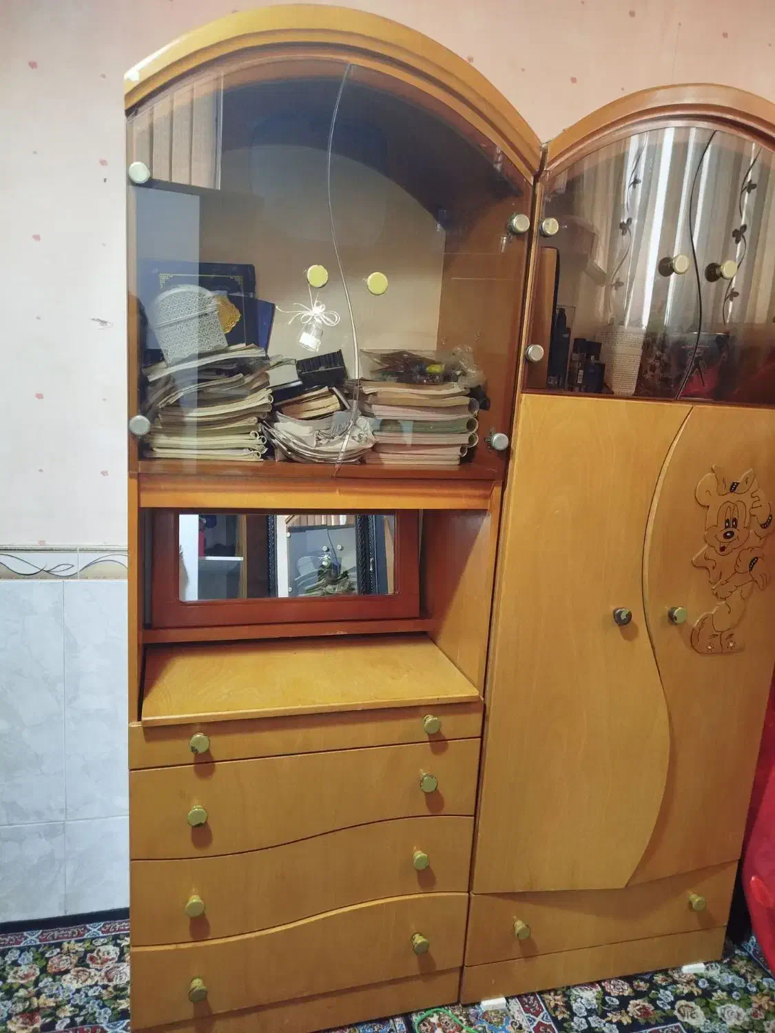 کمد|کتابخانه، شلف، قفسه‌های دیواری|تبریز, |دیوار