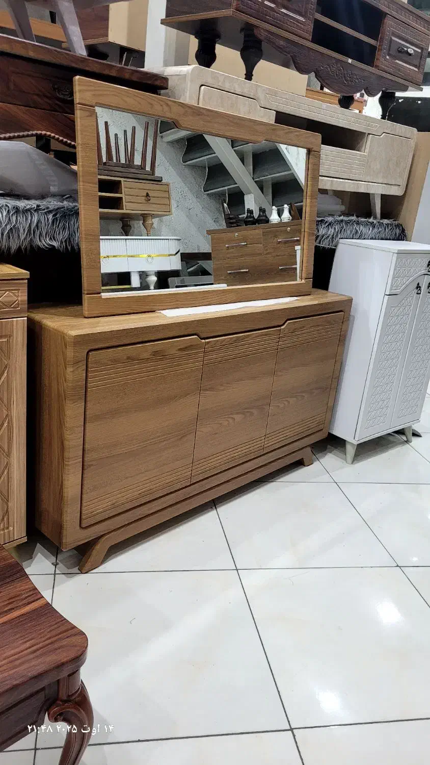 اینه کنسول لیزری|بوفه، ویترین، کنسول|رشت, یخسازی|دیوار