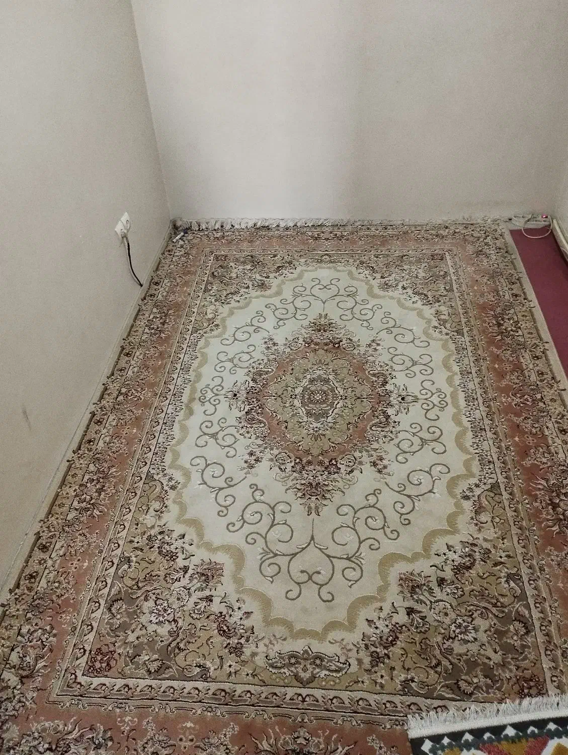 فرش 6 متری گل برجسته|فرش|بومهن, |دیوار