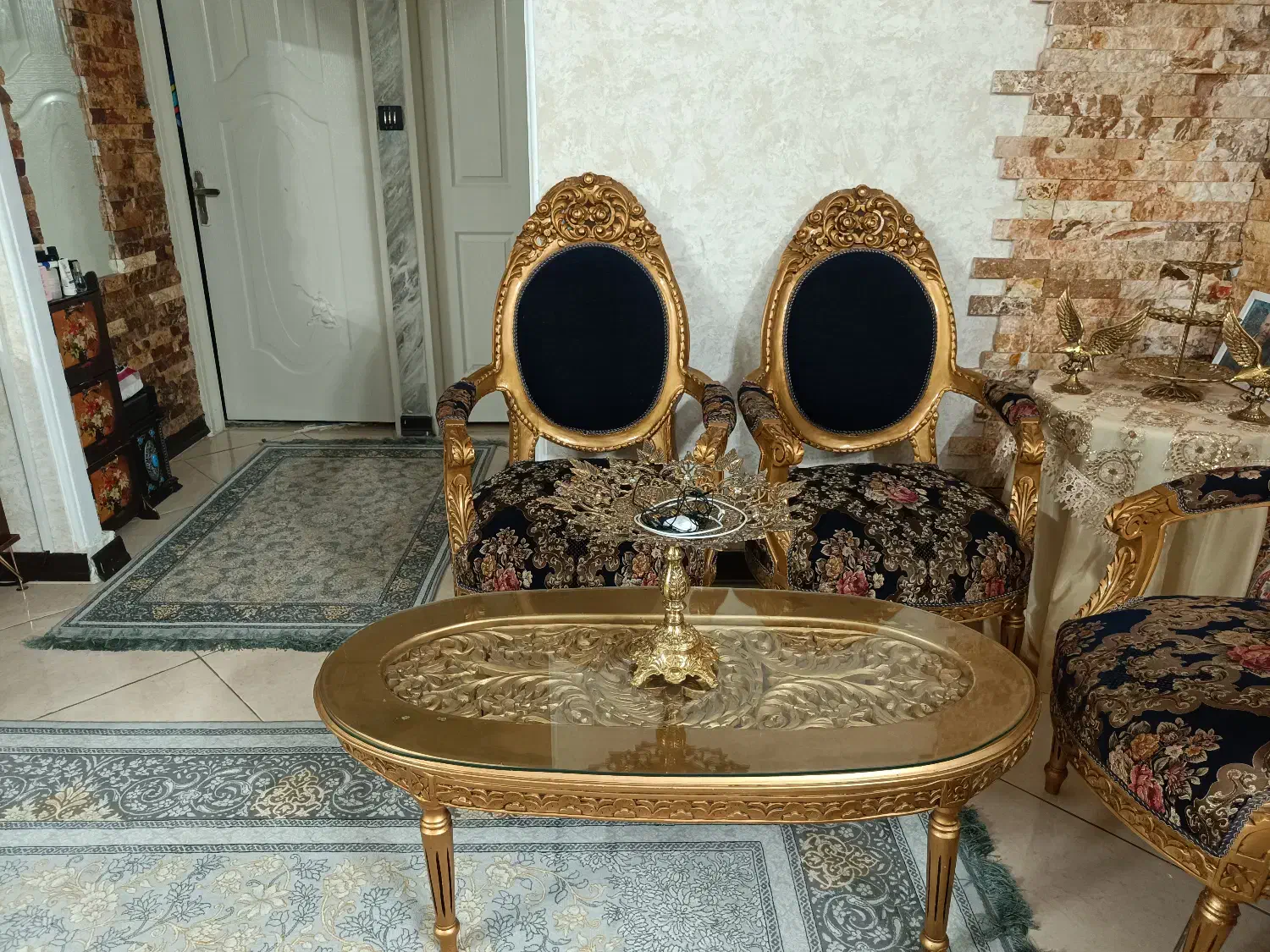 مبل 9 نفره سلطنتی|مبلمان خانگی و میز عسلی|پاکدشت, پاکدشت (مامازند)|دیوار