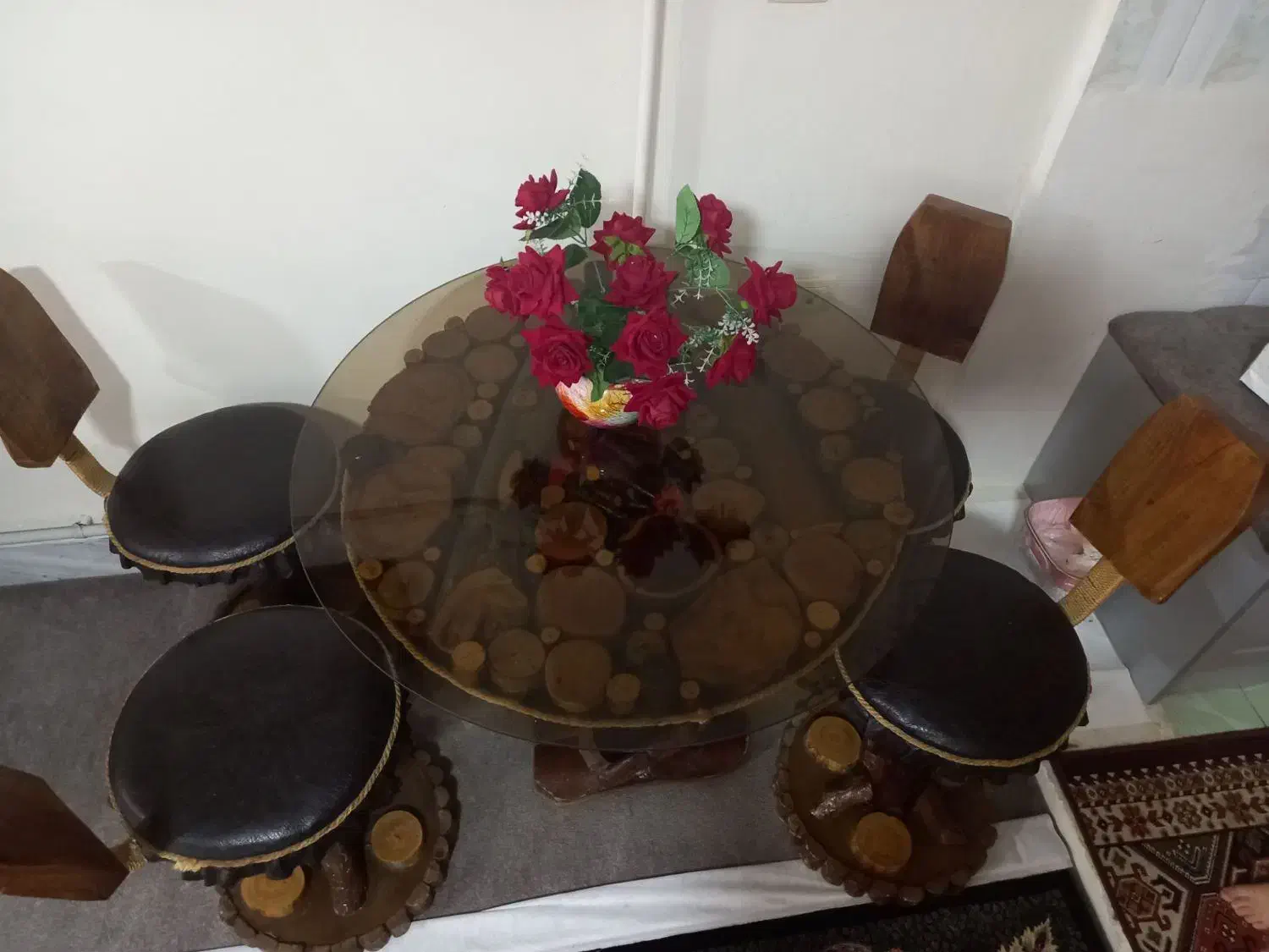 میز غذا خوری فانتزی|میز و صندلی غذاخوری|زنجان, |دیوار