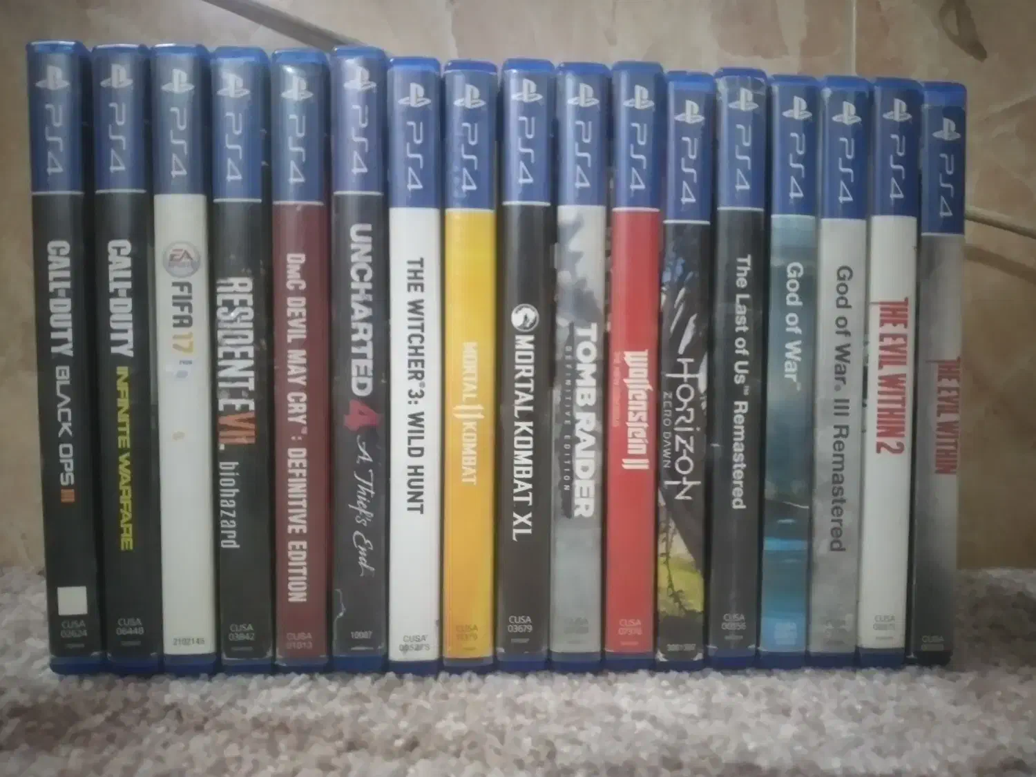 ۱۷ عدد بازی ps4 - پلی استیشن ۴ - کلکسیونی|کنسول، بازی ویدئویی و آنلاین|قم, امامزاده ابراهیم|دیوار