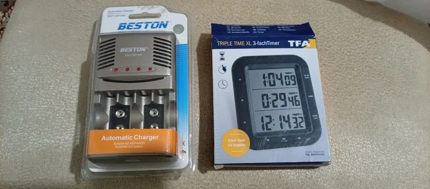 تایمر چندزمانی و شارژر باتری بیستون|سایر لوازم برقی|قدس, شهرقدس|دیوار