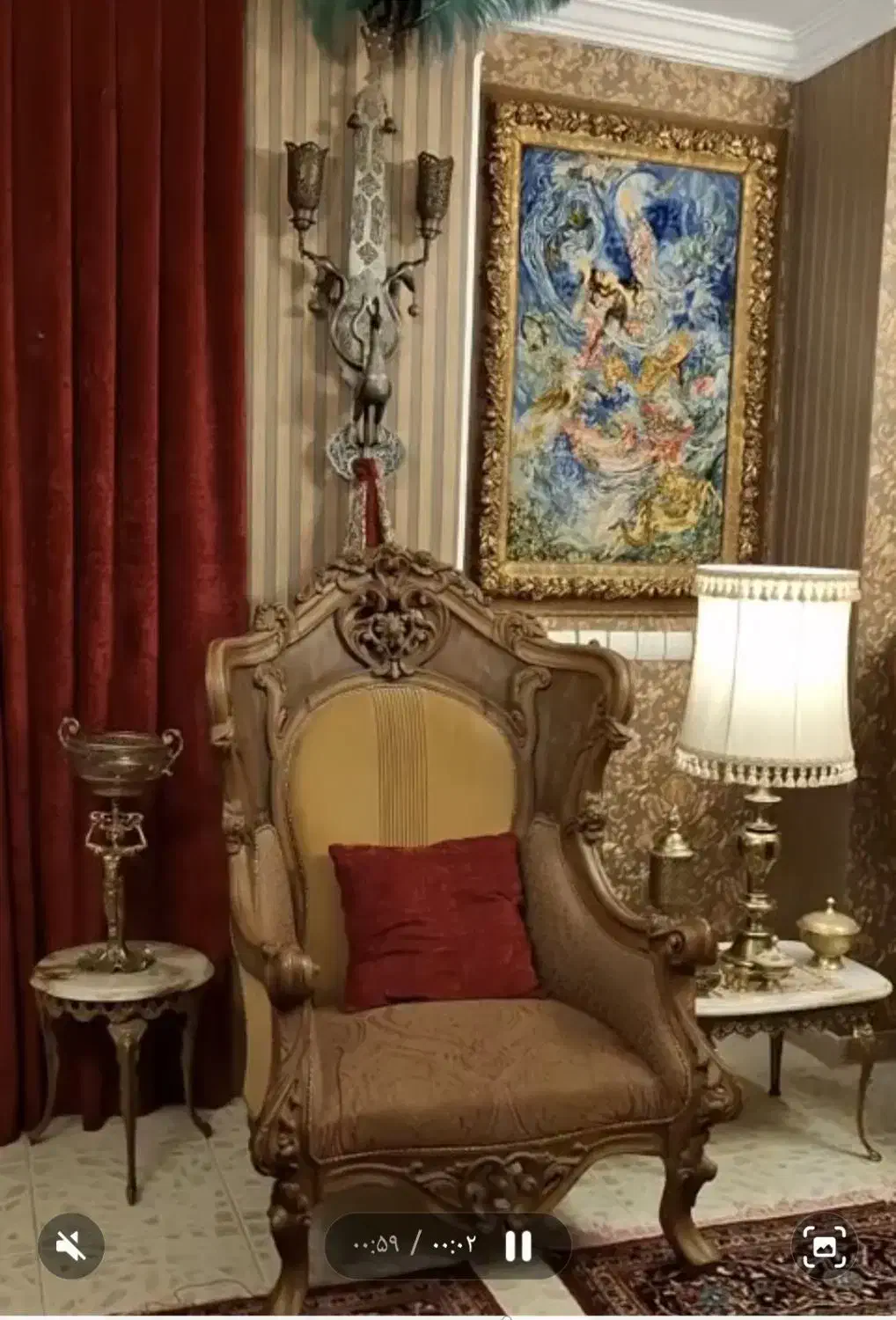 تابلو فرش نفیس دستباف|تابلو فرش|تهران, جنتآباد جنوبی|دیوار